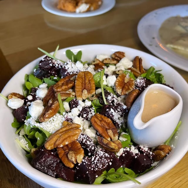 Roasted Beet & Arugula Salad.