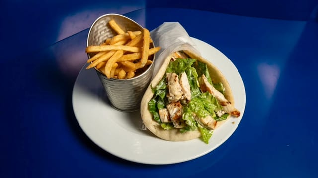 Chicken Caesar Pita.
