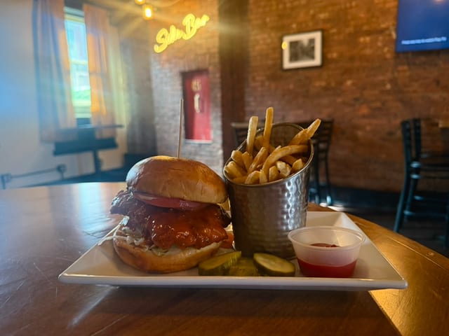 Buffalo Crispy Chicken Sandwich.